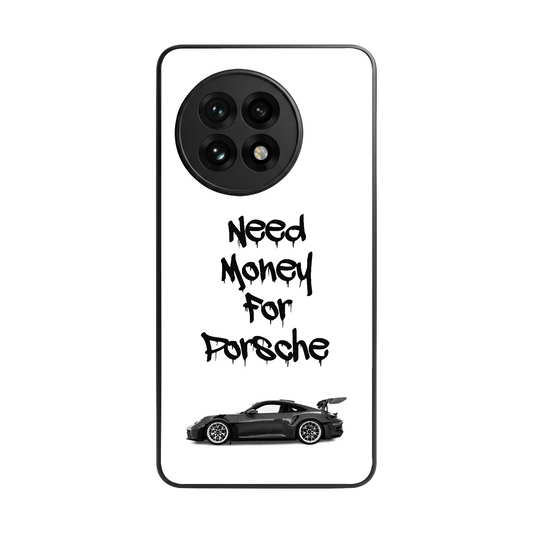 Luxury Hustle back phone cover | glass case for oneplus 13r