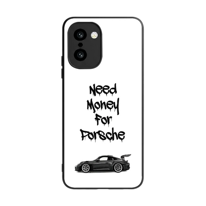 Luxury Hustle back phone cover | glass case for oneplus 15r