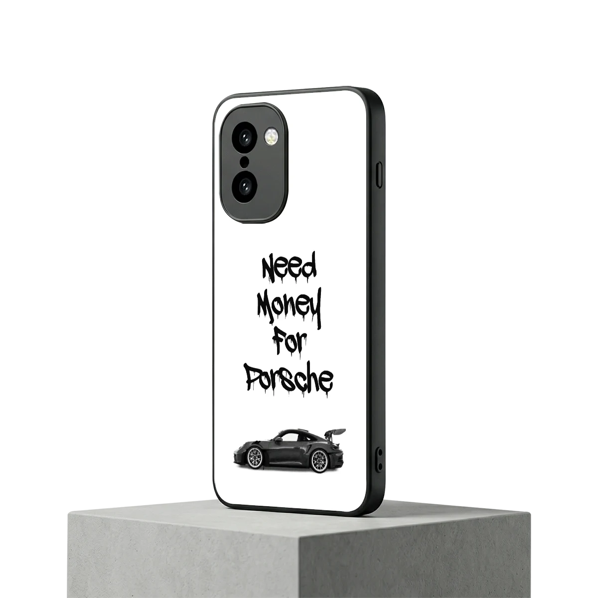 Luxury Hustle oneplus 15r mobile cover | shockproof glass phone case
