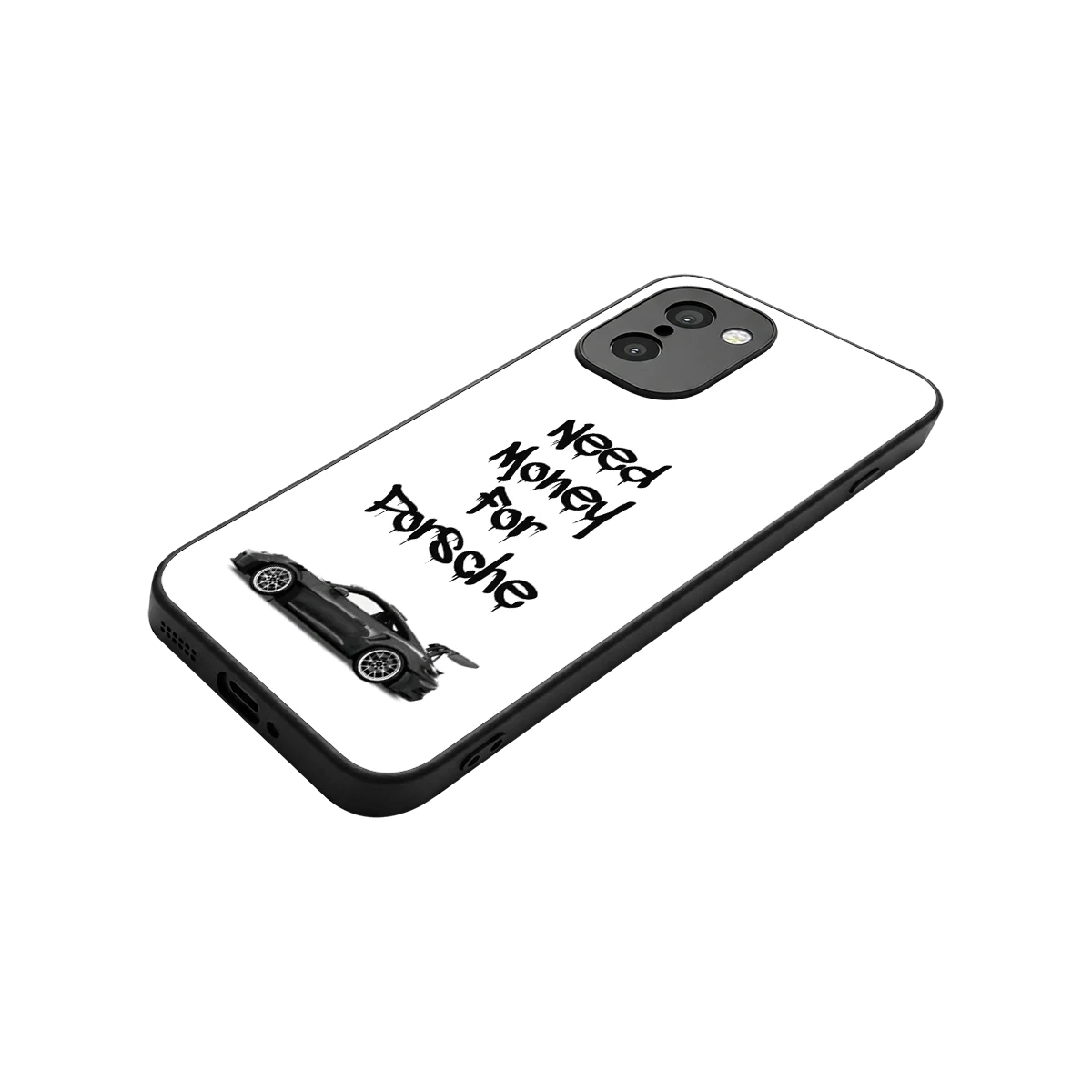 Luxury Hustle stylish phone case for oneplus 15r | glossy glass and slim fit