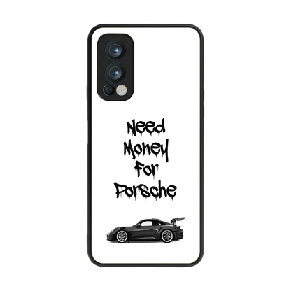 Luxury Hustle back phone cover | glass case for oneplus nord 2