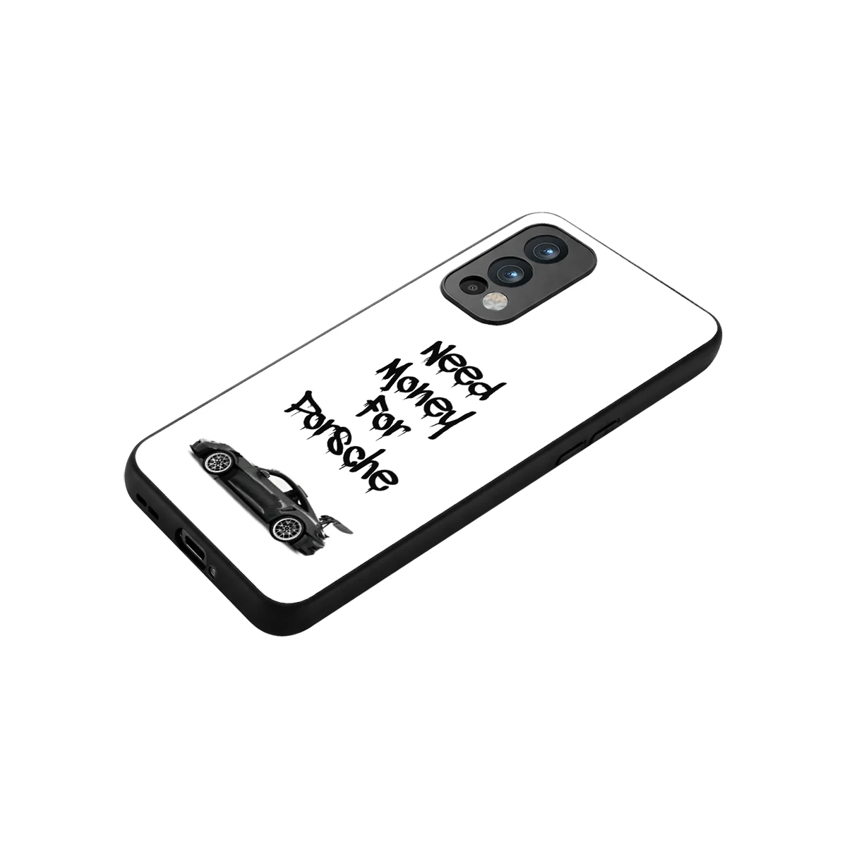 Luxury Hustle stylish phone case for oneplus nord 2 | glossy glass and slim fit