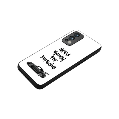 Luxury Hustle stylish phone case for oneplus nord 2 | glossy glass and slim fit