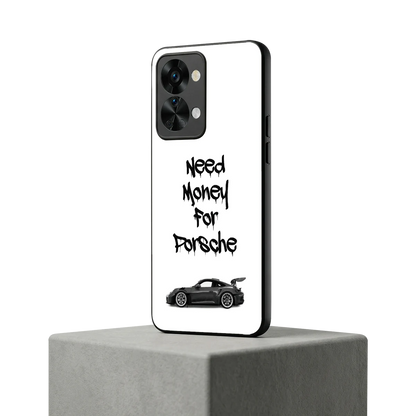 Luxury Hustle oneplus nord 2t mobile cover | shockproof glass phone case