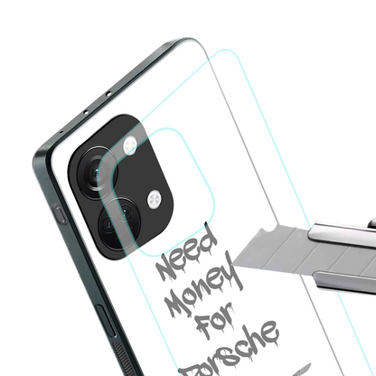 Luxury Hustle stylish phone case for oneplus nord 3 | glossy glass and slim fit