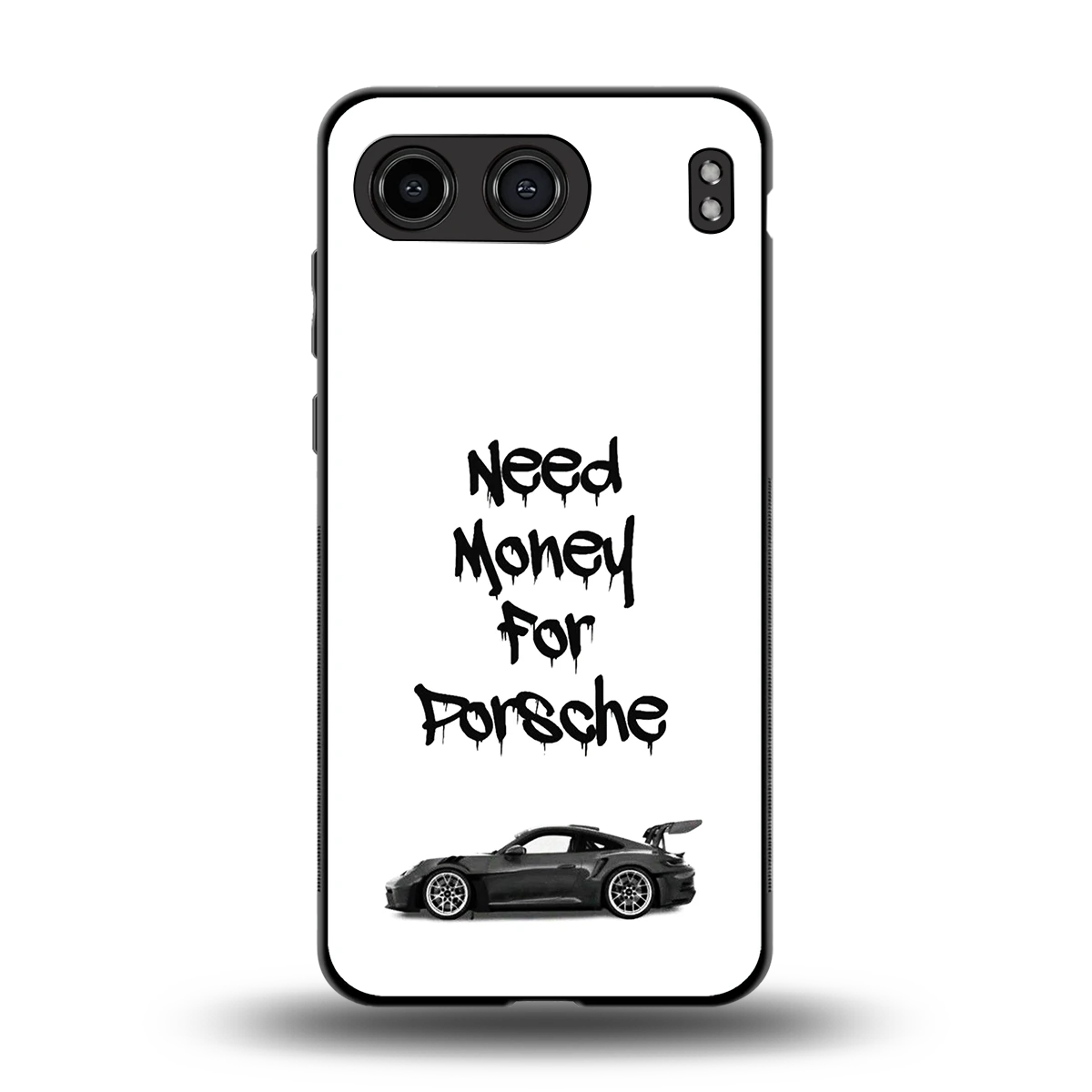 Luxury Hustle back phone cover | glass case for oneplus nord 4