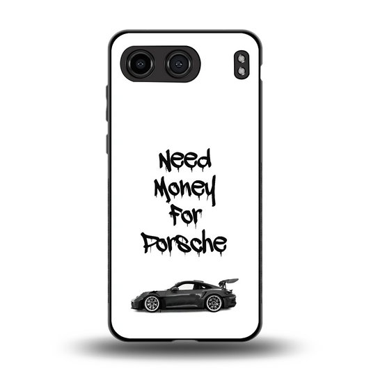 Luxury Hustle back phone cover | glass case for oneplus nord 4