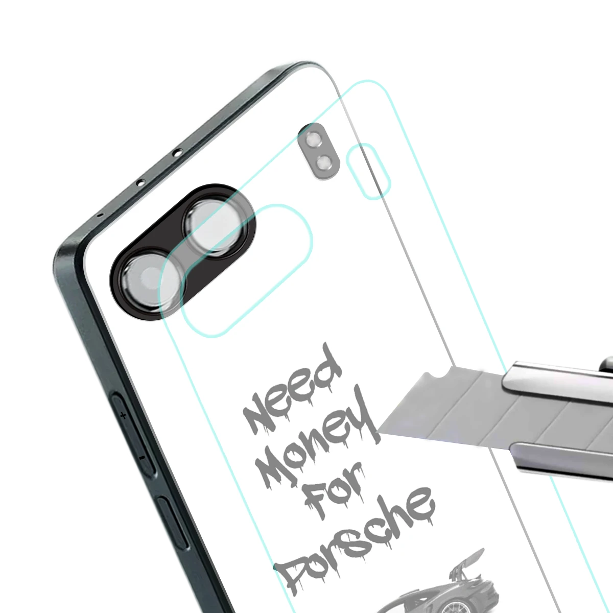 Luxury Hustle stylish phone case for oneplus nord 4 | glossy glass and slim fit