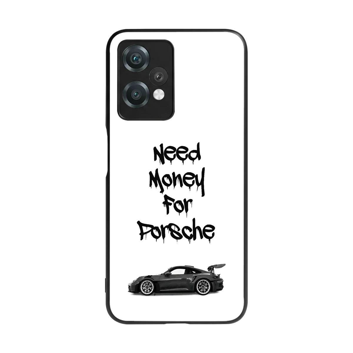 Luxury Hustle back phone cover | glass case for oneplus nord ce 2 lite