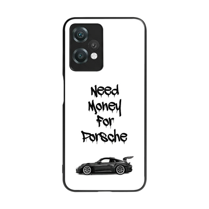 Luxury Hustle back phone cover | glass case for oneplus nord ce 2 lite