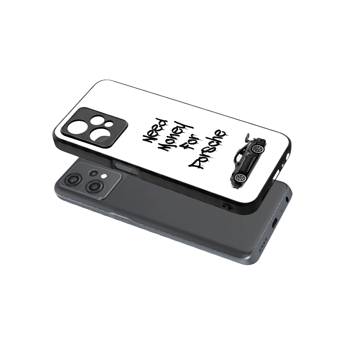 Luxury Hustle sleek oneplus nord ce 2 lite cover with tempered glass back and TPU edges