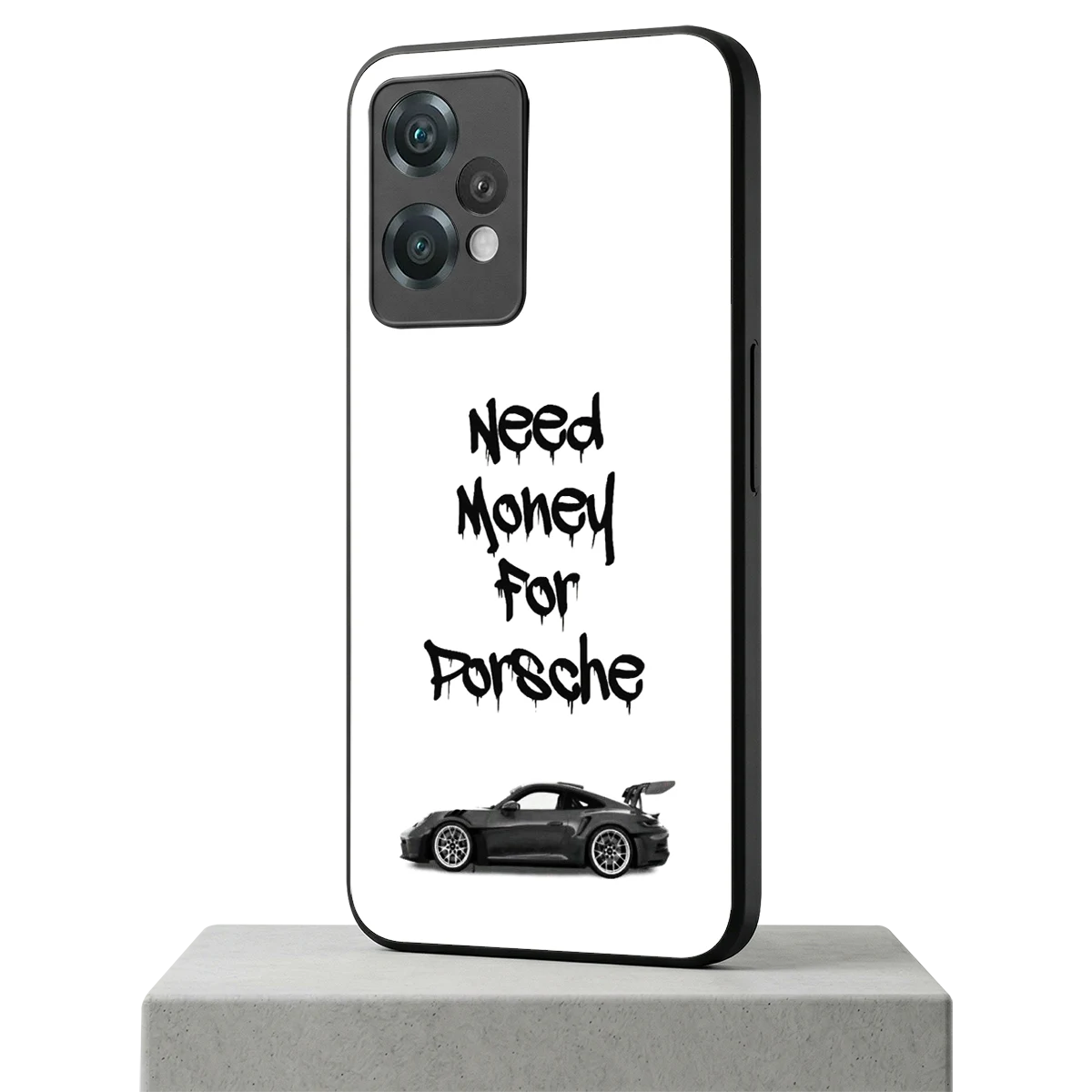 Luxury Hustle oneplus nord ce 2 lite mobile cover | shockproof glass phone case