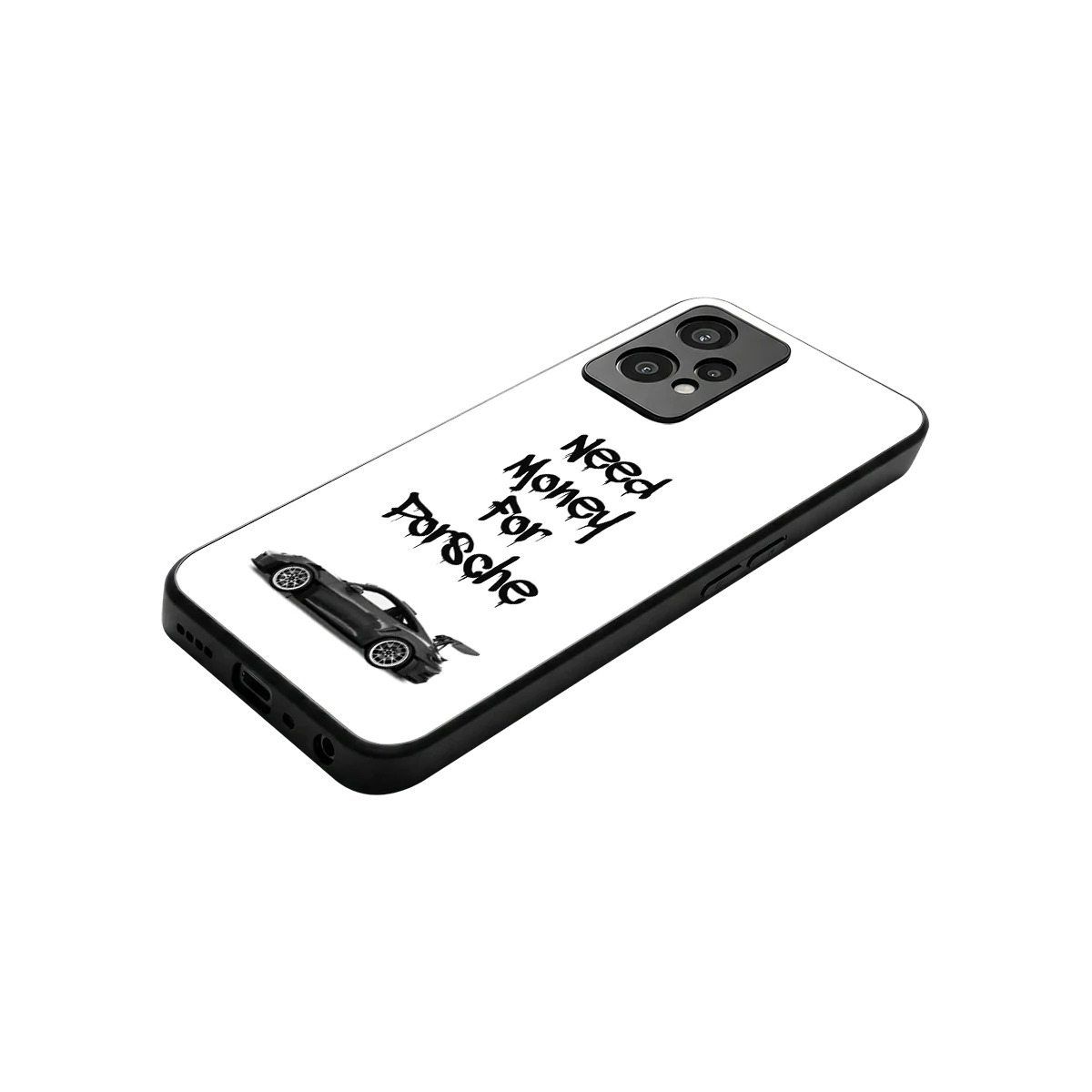 Luxury Hustle stylish phone case for oneplus nord ce 2 lite | glossy glass and slim fit