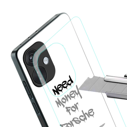 Luxury Hustle stylish phone case for oneplus nord ce 3 | glossy glass and slim fit