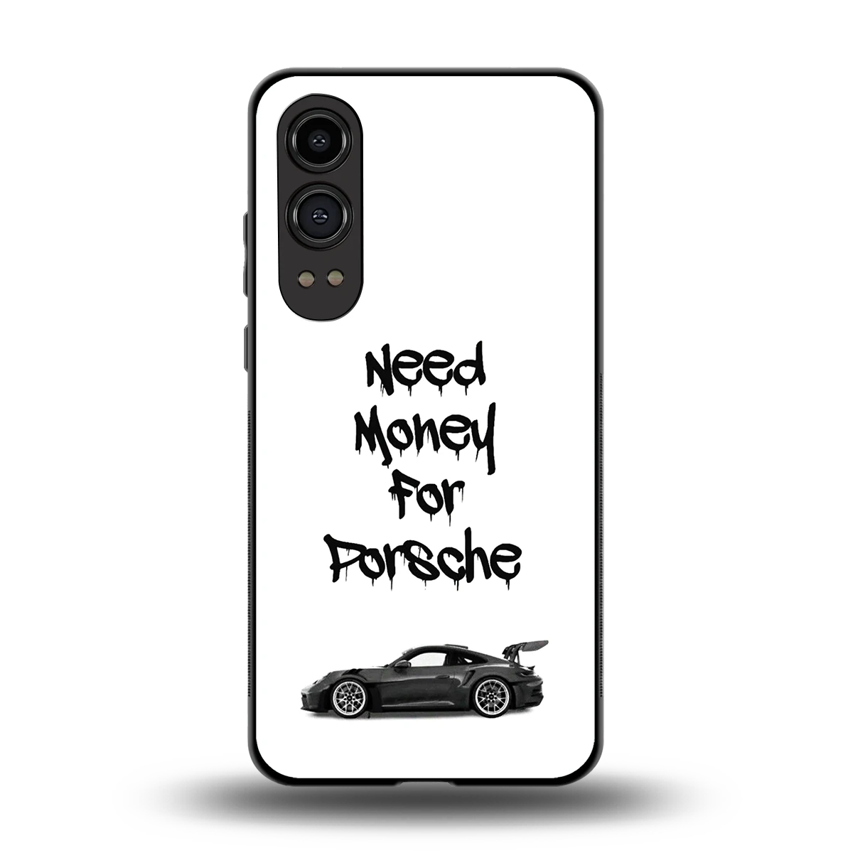 Luxury Hustle back phone cover | glass case for oneplus nord ce 4 lite