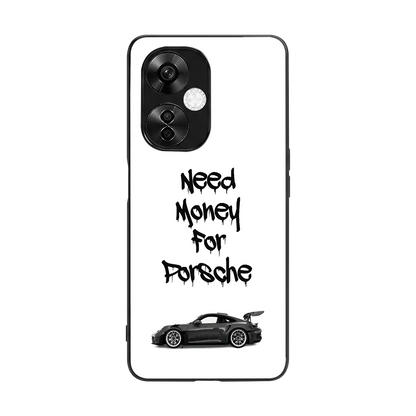 Luxury Hustle back phone cover | glass case for oneplus nord ce 3 lite