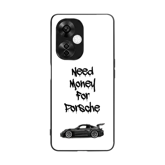 Luxury Hustle back phone cover | glass case for oneplus nord ce 3 lite