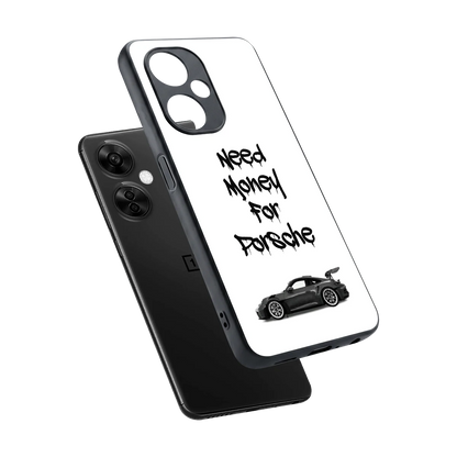 Luxury Hustle sleek oneplus nord ce 3 lite cover with tempered glass back and TPU edges