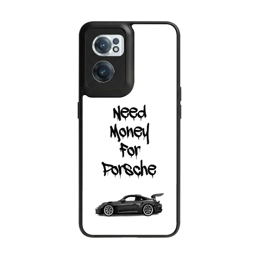 Luxury Hustle back phone cover | glass case for oneplus nord ce 2