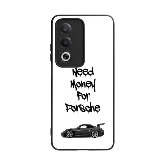 Luxury Hustle back phone cover | glass case for oppo a3 pro