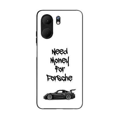 Luxury Hustle back phone cover | glass case for oppo a5x 5g