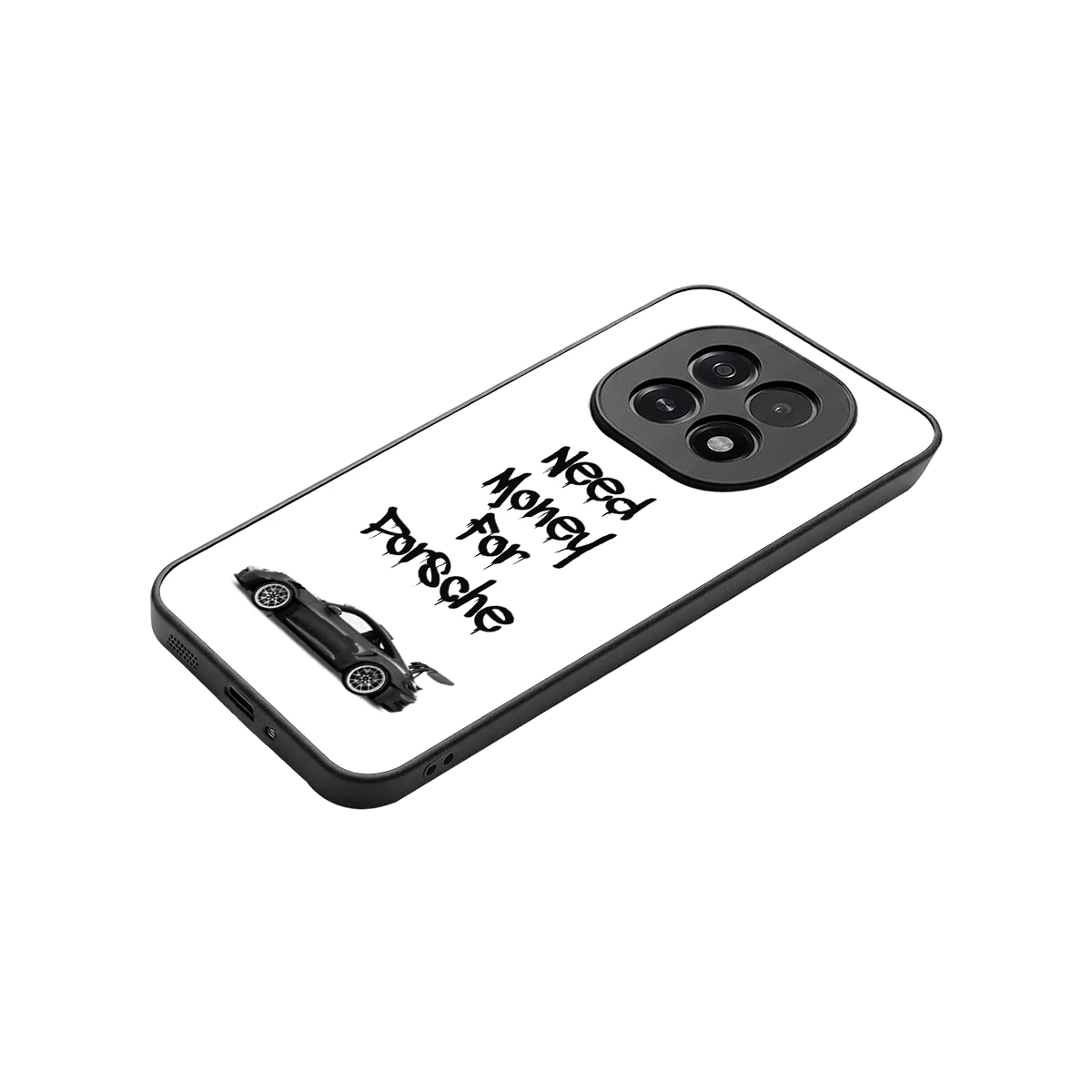 Luxury Hustle stylish phone case for oppo f29 5g | glossy glass and slim fit