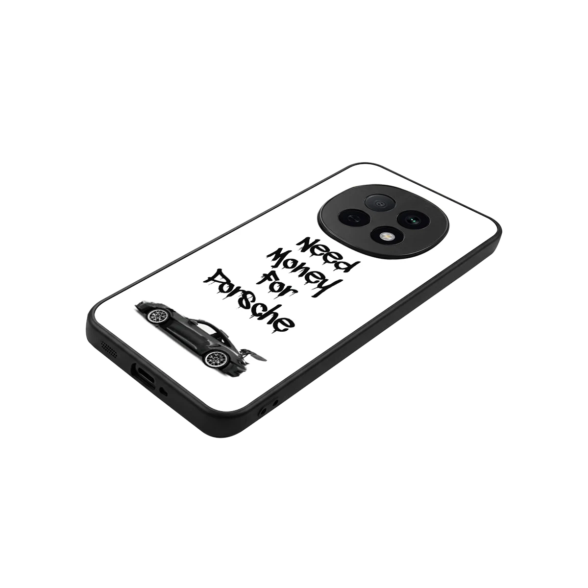 Luxury Hustle stylish phone case for oppo f29 pro 5g | glossy glass and slim fit