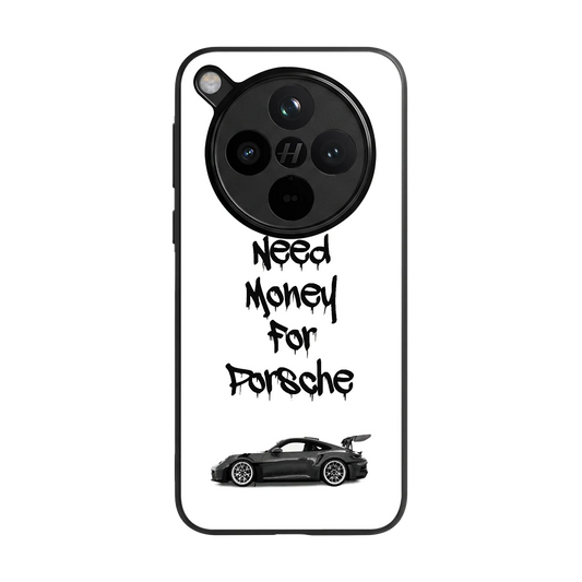 Luxury Hustle back phone cover | glass case for oppo find x8