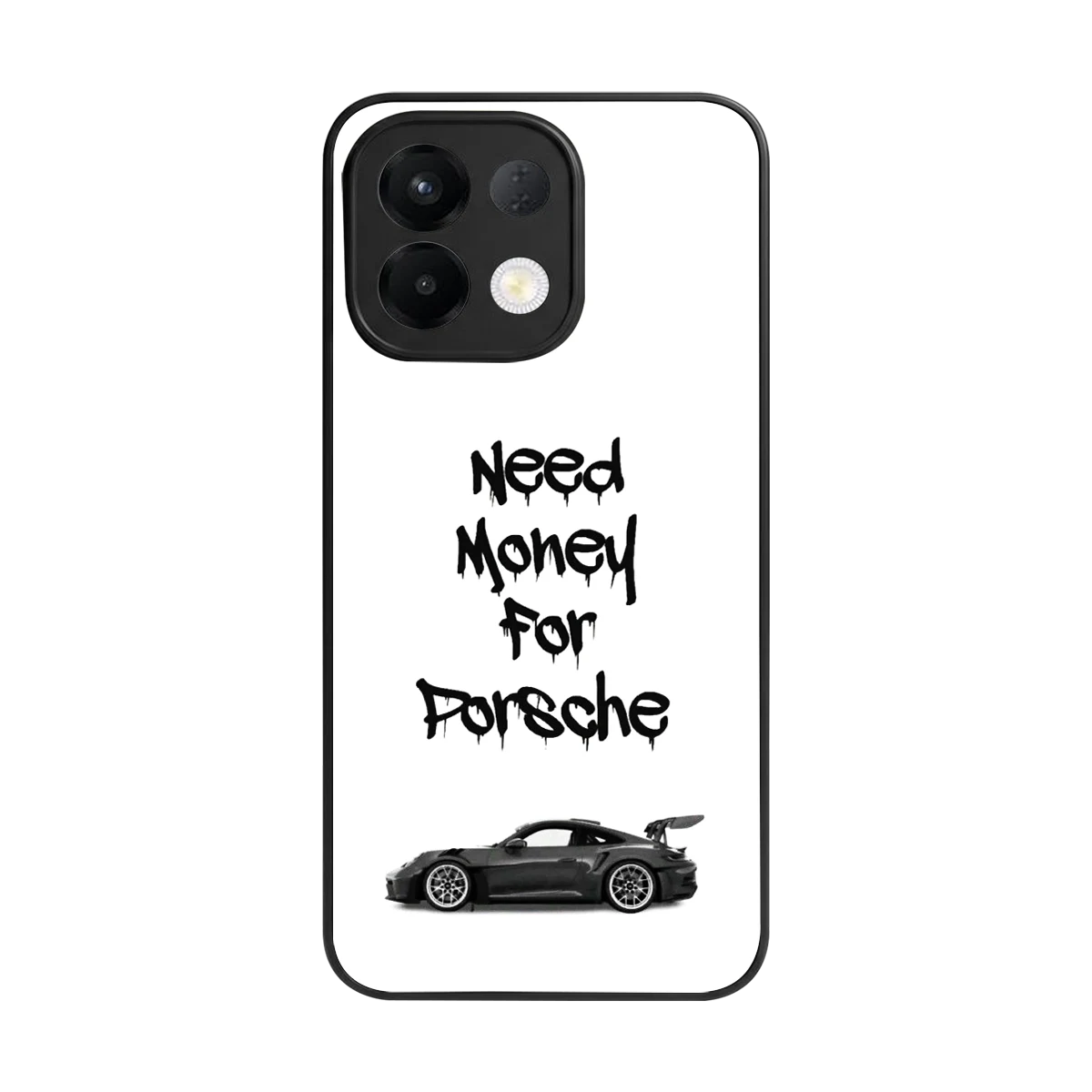 Luxury Hustle back phone cover | glass case for oppo k13 5g