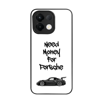 Luxury Hustle back phone cover | glass case for oppo k13 5g