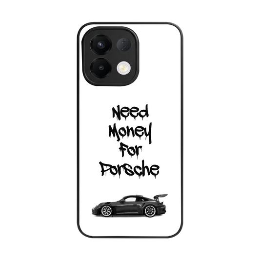 Luxury Hustle back phone cover | glass case for oppo k13 5g