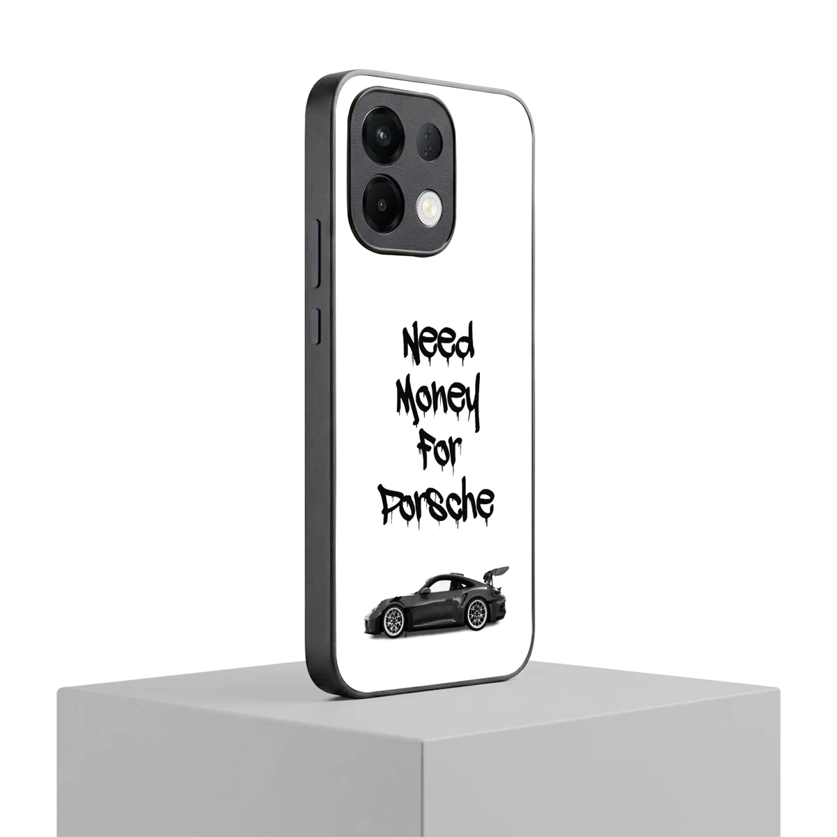 Luxury Hustle oppo k13 5g mobile cover | shockproof glass phone case