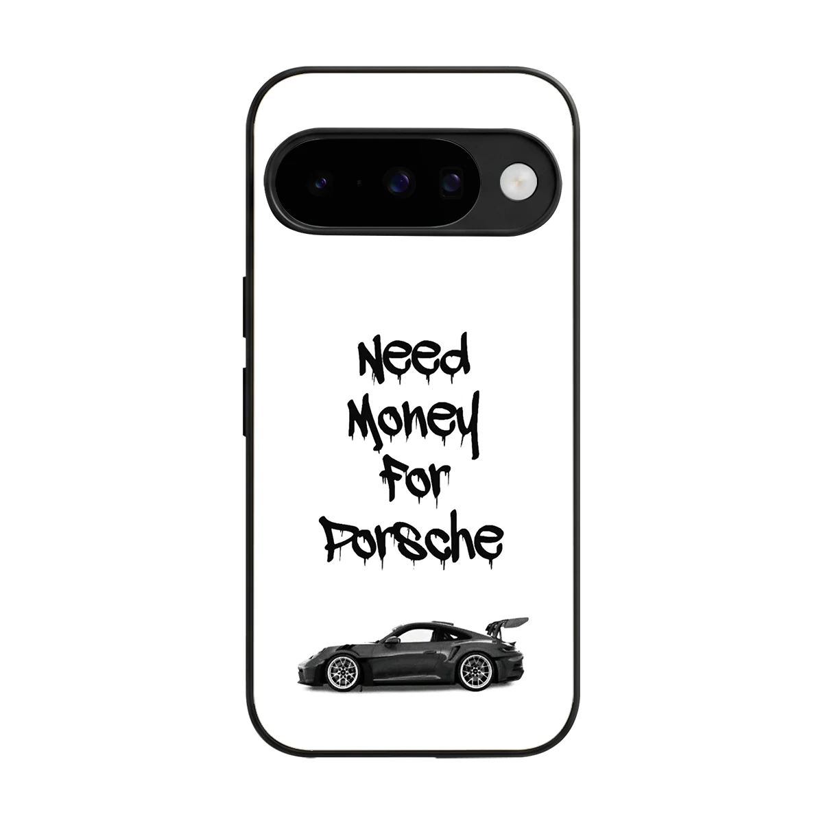 Luxury Hustle back phone cover | glass case for google pixel 10