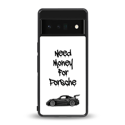 Luxury Hustle back phone cover | glass case for google pixel 6 pro