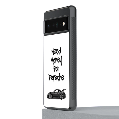 Luxury Hustle stylish phone case for google pixel 6 pro | glossy glass and slim fit