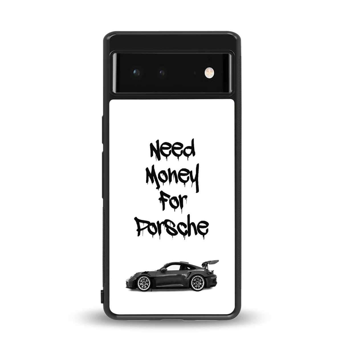 Luxury Hustle back phone cover | glass case for google pixel 6