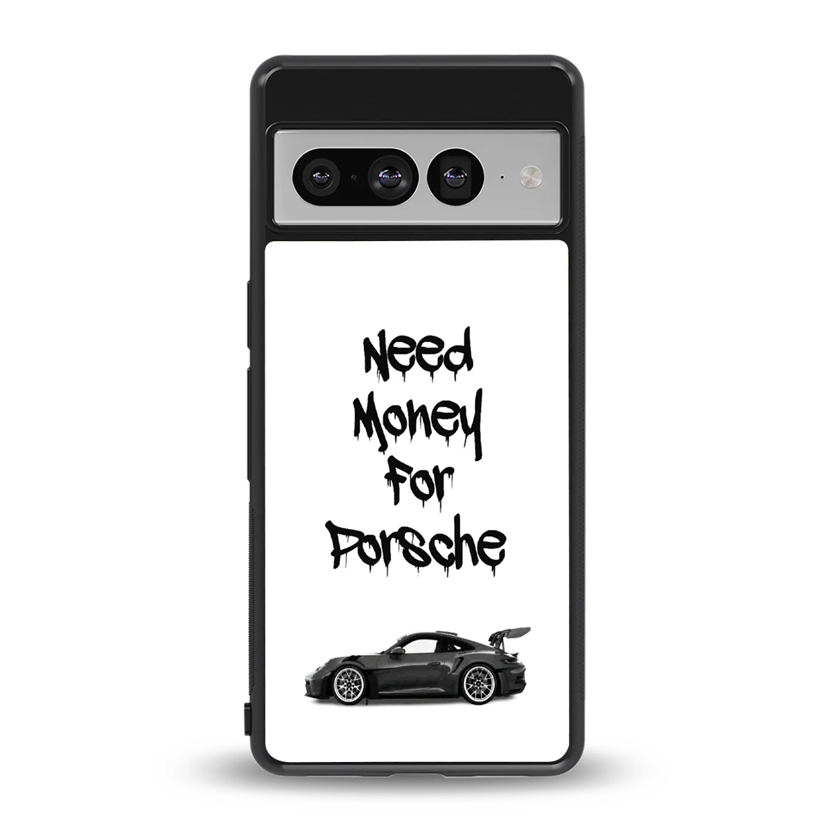 Luxury Hustle back phone cover | glass case for google pixel 7 pro