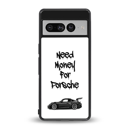 Luxury Hustle back phone cover | glass case for google pixel 7 pro