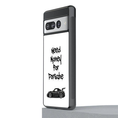 Luxury Hustle stylish phone case for google pixel 7 pro | glossy glass and slim fit