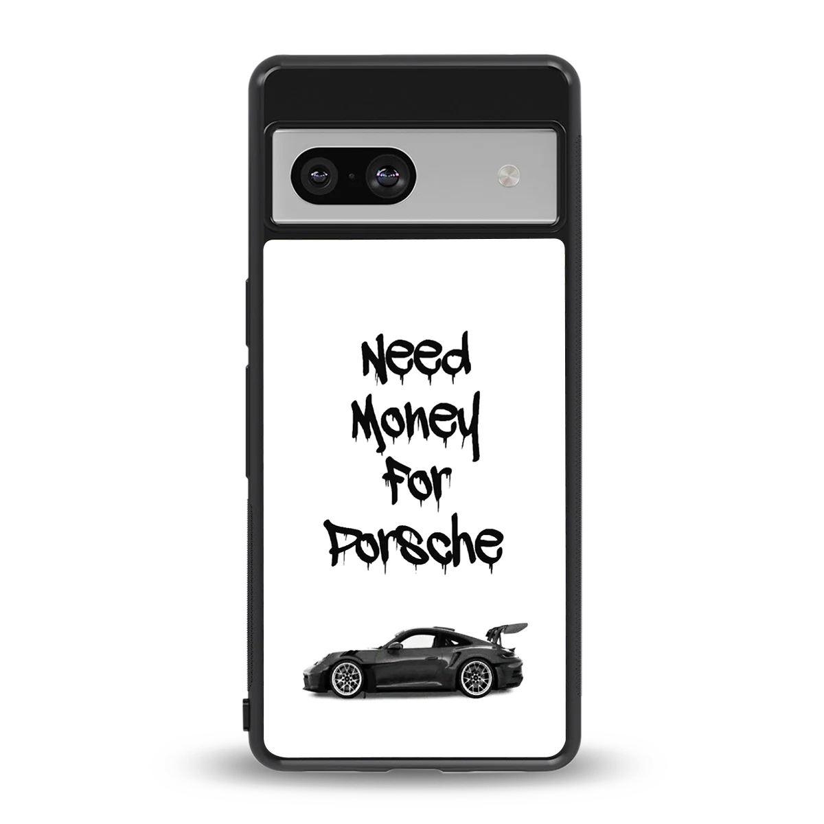 Luxury Hustle back phone cover | glass case for google pixel 7