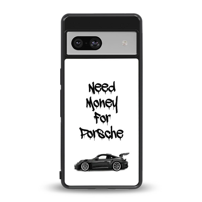 Luxury Hustle back phone cover | glass case for google pixel 7