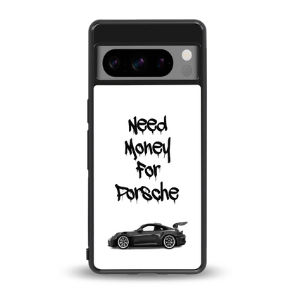 Luxury Hustle back phone cover | glass case for google pixel 8 pro