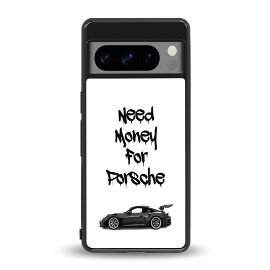 Luxury Hustle back phone cover | glass case for google pixel 8 pro