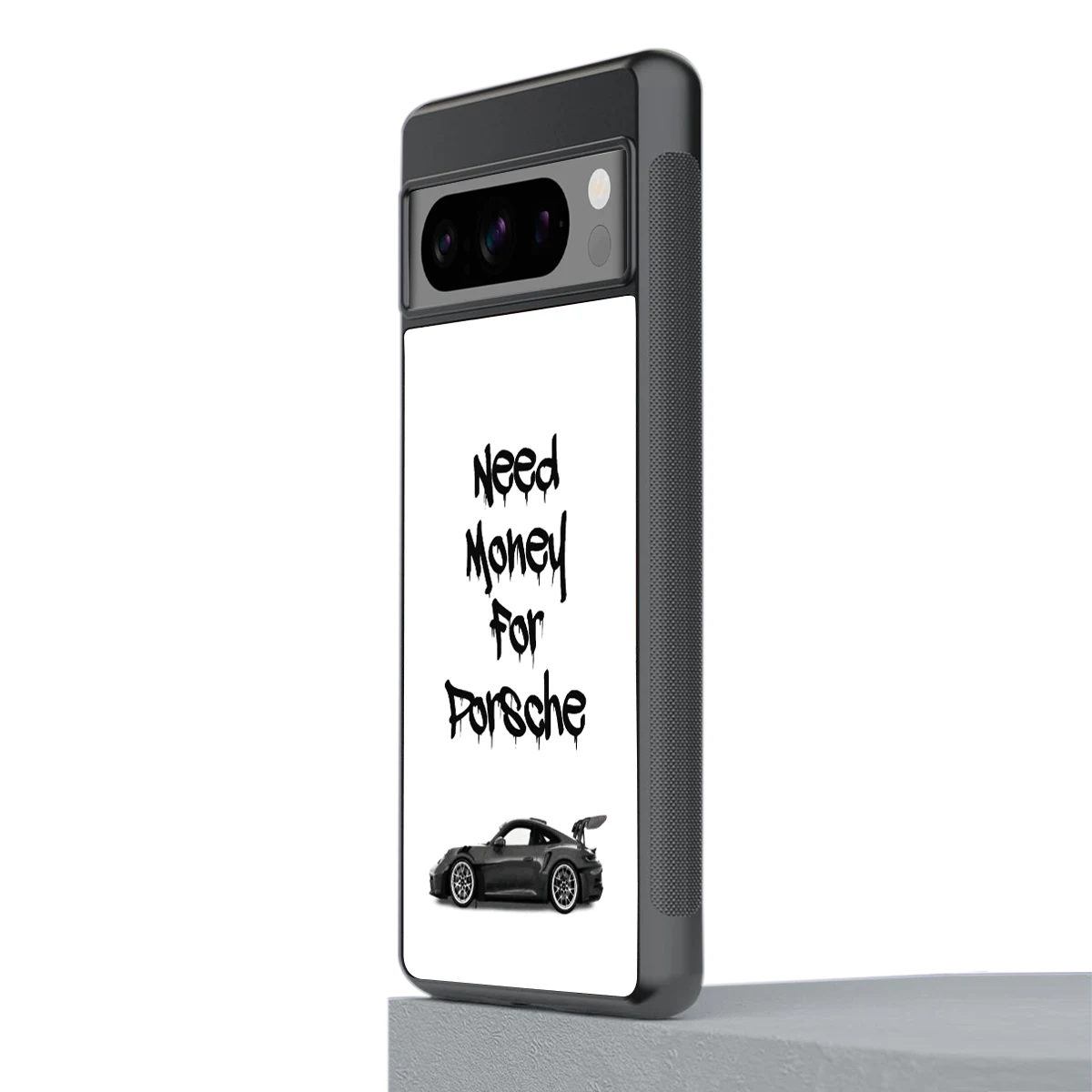 Luxury Hustle stylish phone case for google pixel 8 pro | glossy glass and slim fit