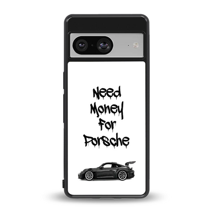 Luxury Hustle back phone cover | glass case for google pixel 8
