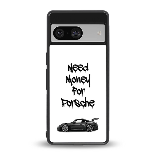 Luxury Hustle back phone cover | glass case for google pixel 8