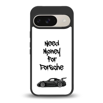 Luxury Hustle back phone cover | glass case for google pixel 9