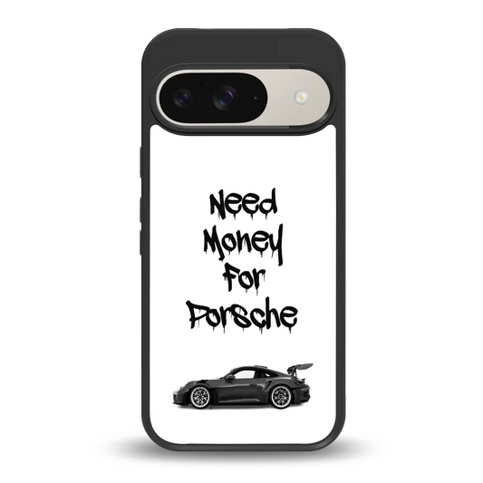 Luxury Hustle back phone cover | glass case for google pixel 9