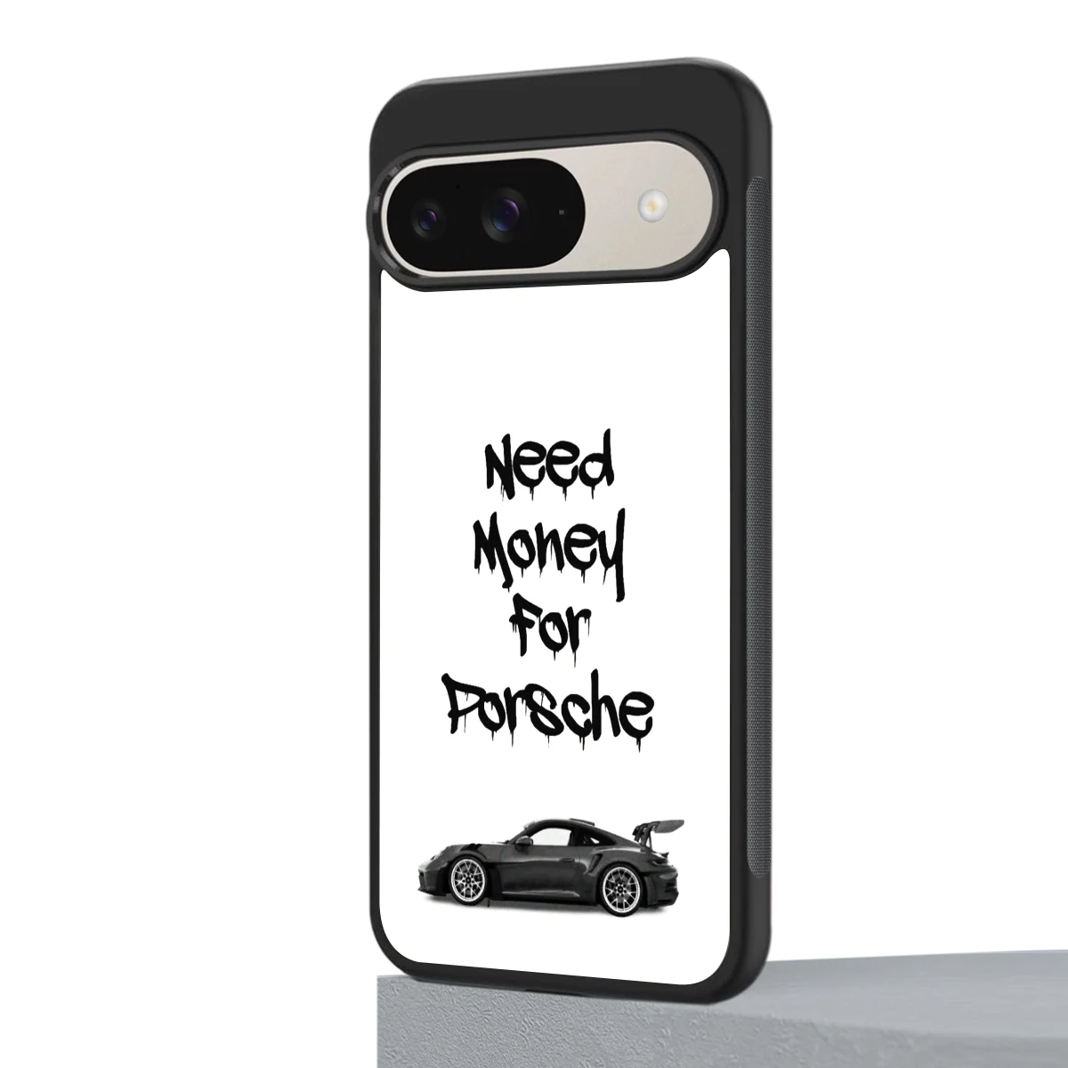 Luxury Hustle google pixel 9 mobile cover | shockproof glass phone case