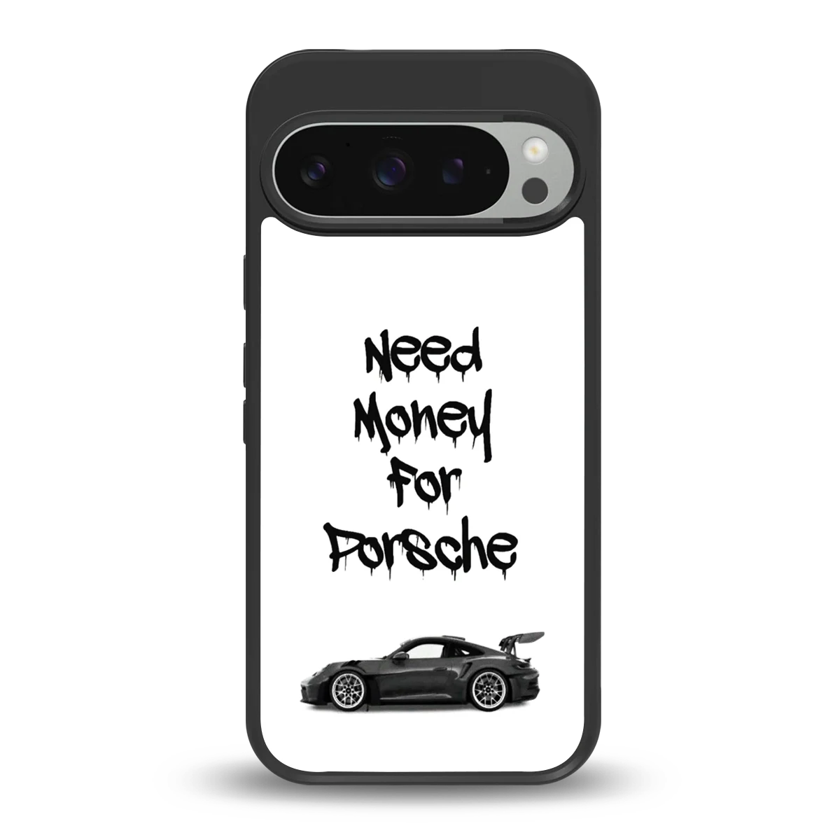 Luxury Hustle back phone cover | glass case for google pixel 9 pro